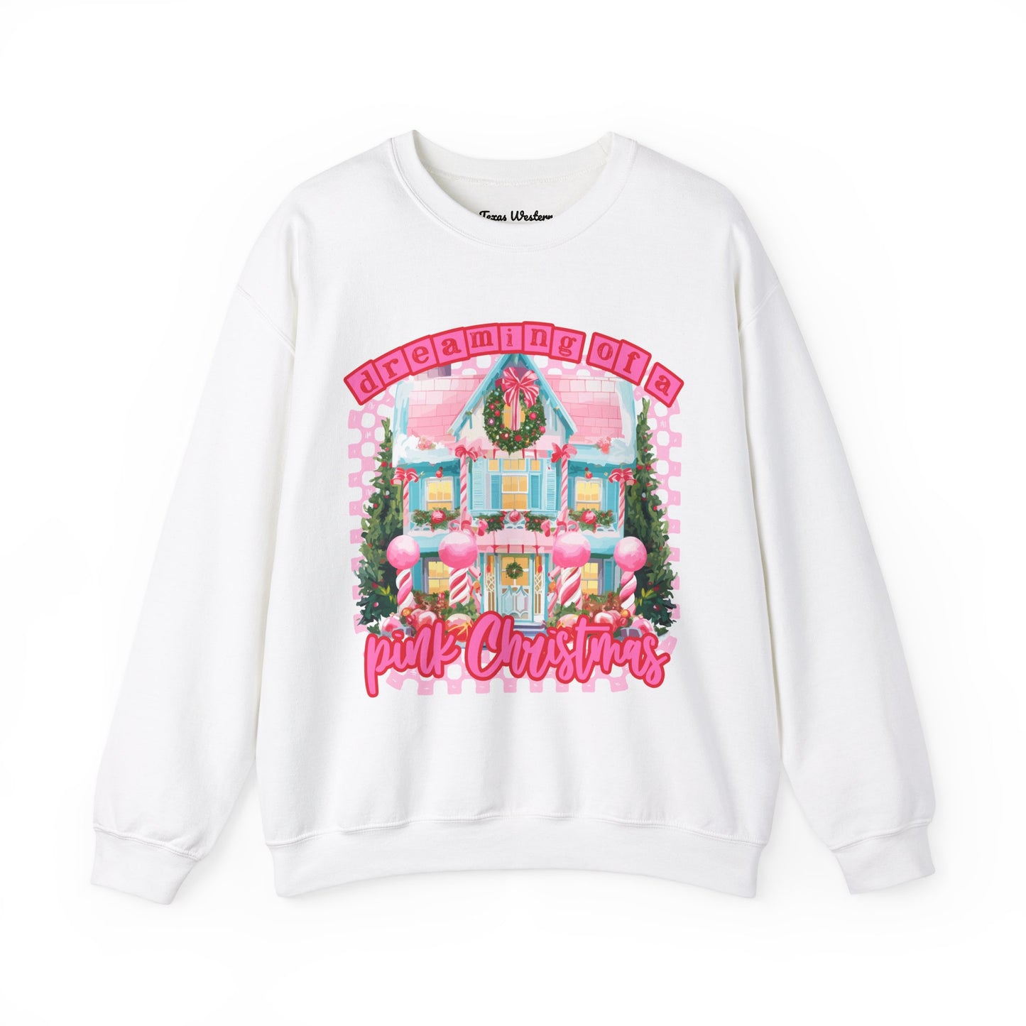 Dreaming of a pink Christmas Crewneck - Gildan