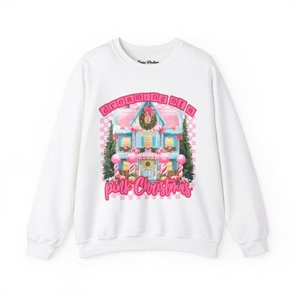 Dreaming of a pink Christmas Crewneck - Gildan