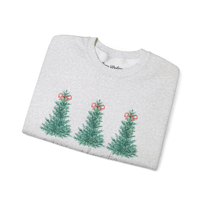 Watercolor Merry Christmas Crewneck - Gildan