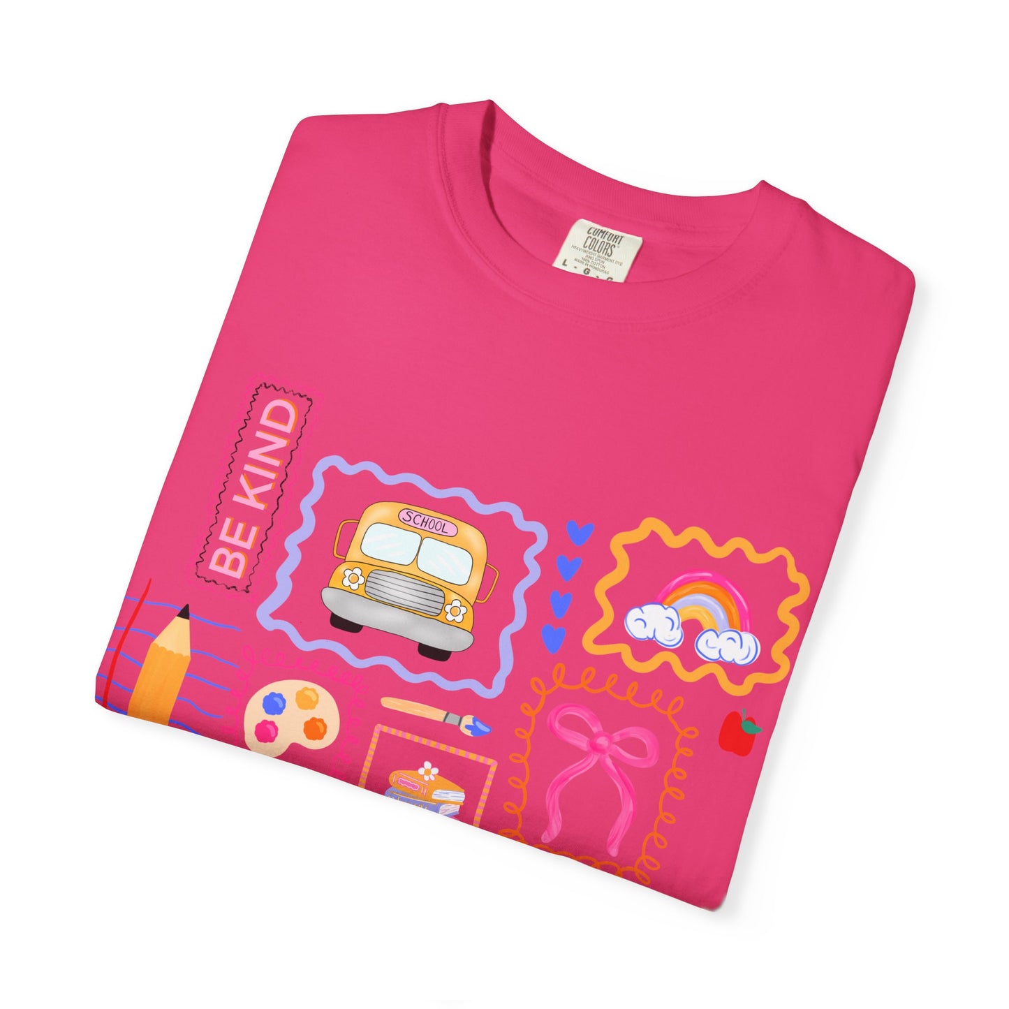 Back to School Collage Tee - Comfort Colors