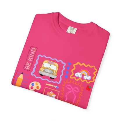 Back to School Collage Tee - Comfort Colors