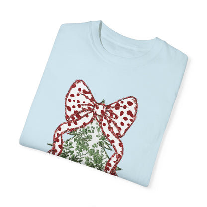 Glitter Christmas Tree Tee - Comfort Colors