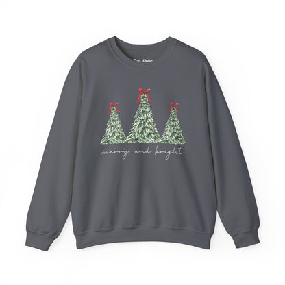 Merry and Bright Crewneck - Gildan
