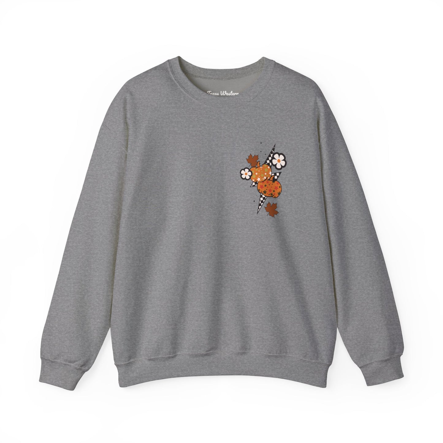 Give Thanks To The Lord Crewneck - Green - Gildan