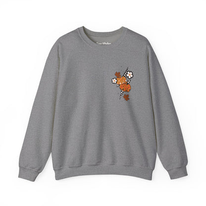 Give Thanks To The Lord Crewneck - Green - Gildan