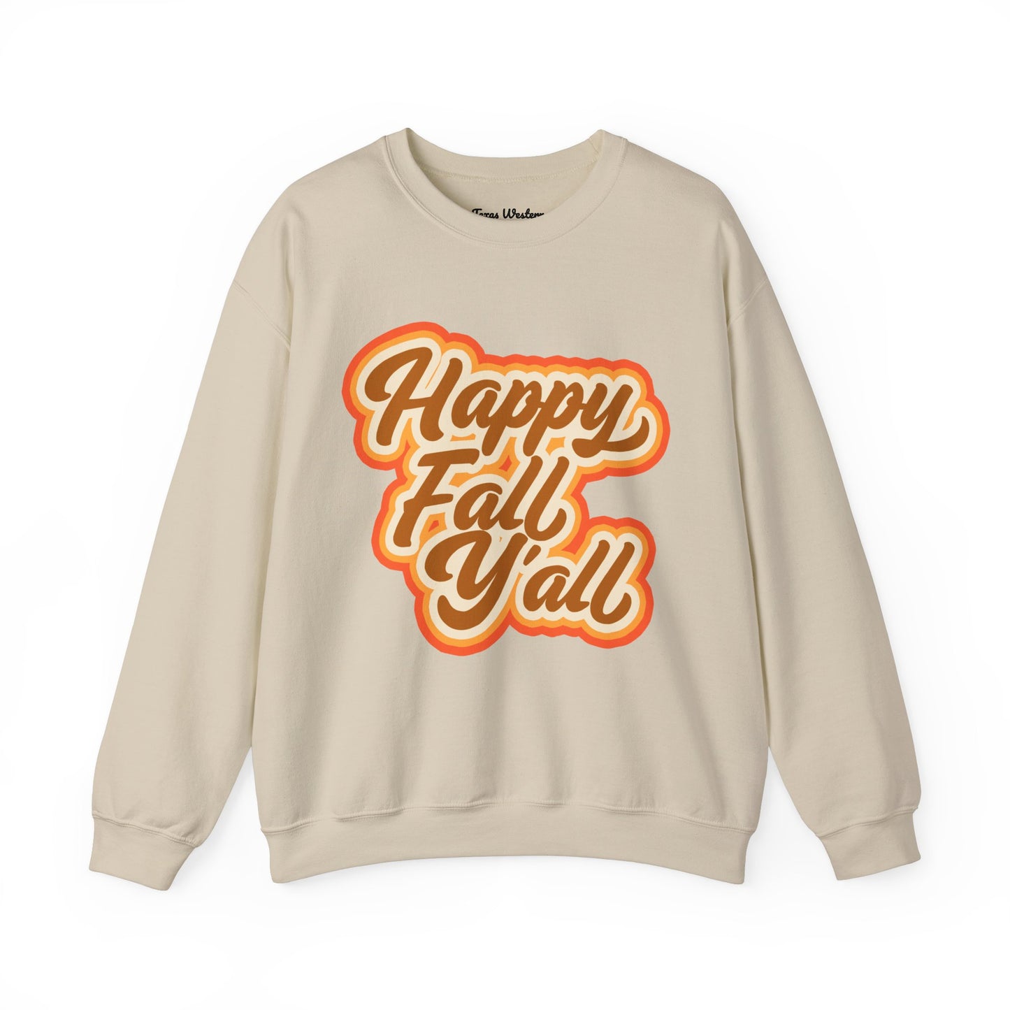 Happy Fall Y'all Crewneck - Gildan