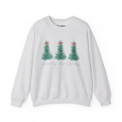 Watercolor Merry Christmas Crewneck - Gildan