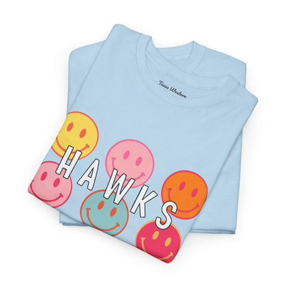 Hawks Smiley Tee  - Gildan