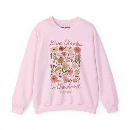 Give Thanks Boho Crewneck - Gildan