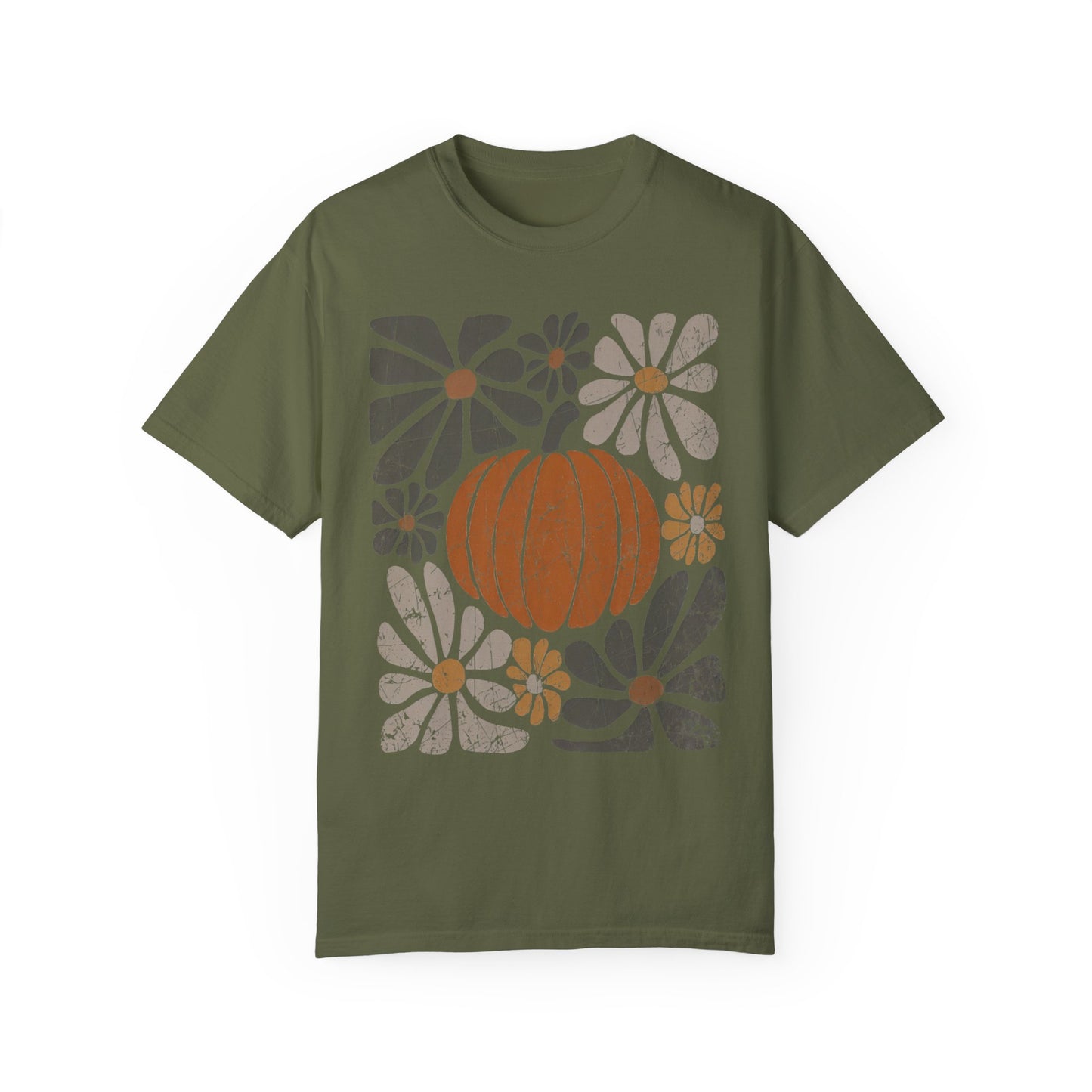 Boho Pumpkin Dark Tee - Comfort Colors