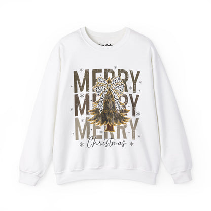 Camo Merry Christmas Crewneck - Gildan