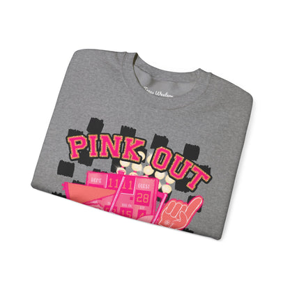 Pink Out Hawks Crewneck - Gildan