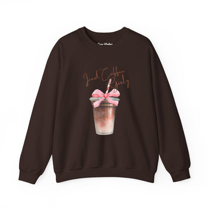 Iced Coffee Girly Crewneck - Gildan