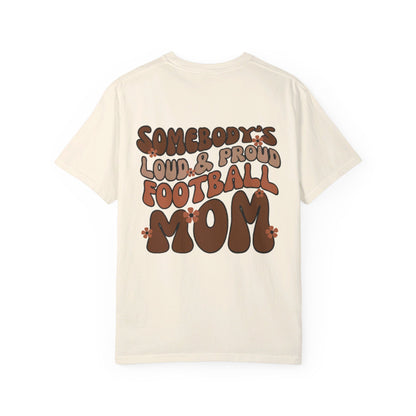 Football Mom Front/Back Tee - Comfort Colors