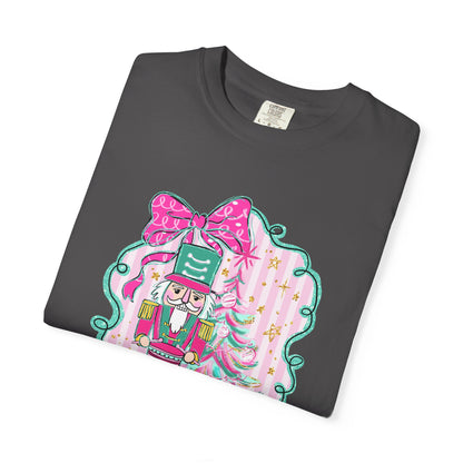 Pink Bow Nutcracker Tee - Comfort Colors