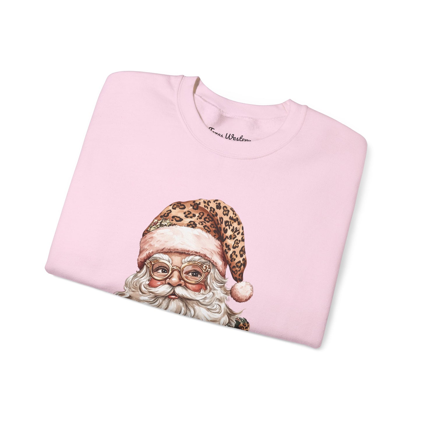 Cheetah Santa Crewneck - Gildan