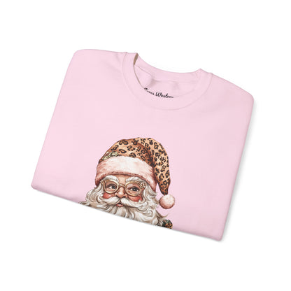 Cheetah Santa Crewneck - Gildan