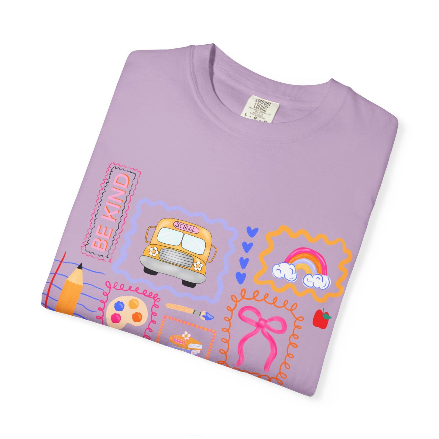 Back to School Collage Tee - Comfort Colors