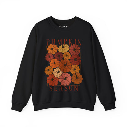 Pumpkin Season Collage Crewneck - Gildan