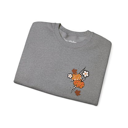 Give Thanks To The Lord Crewneck - Green - Gildan