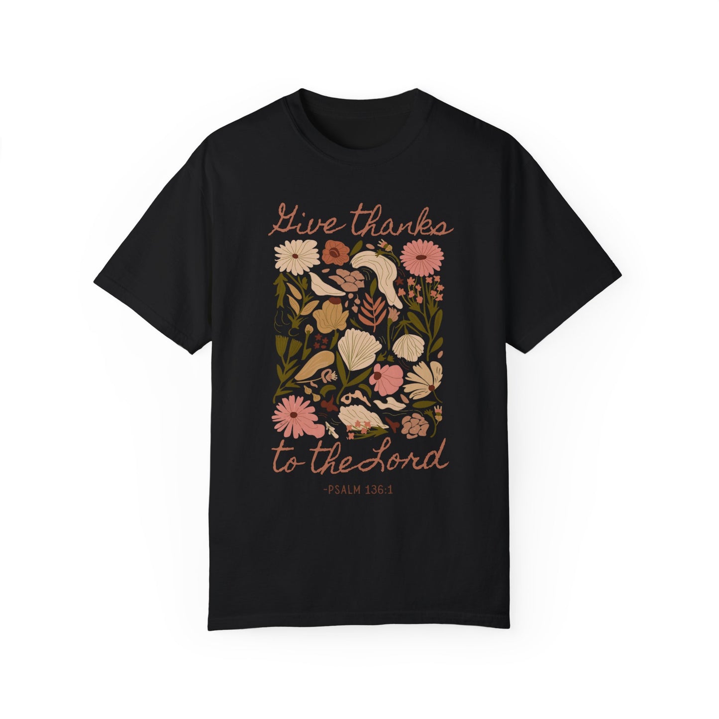 Give Thanks Boho Tee - Comfort Colors