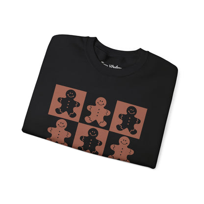 Checkered Gingerbread Crewneck - Gildan