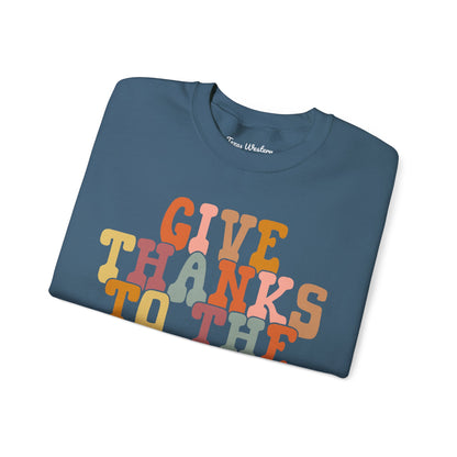 Give Thanks to the Lord Crewneck - Gildan