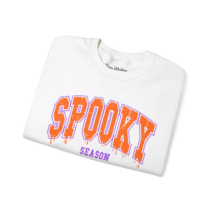 Orange Spooky Season Crewneck - Gildan