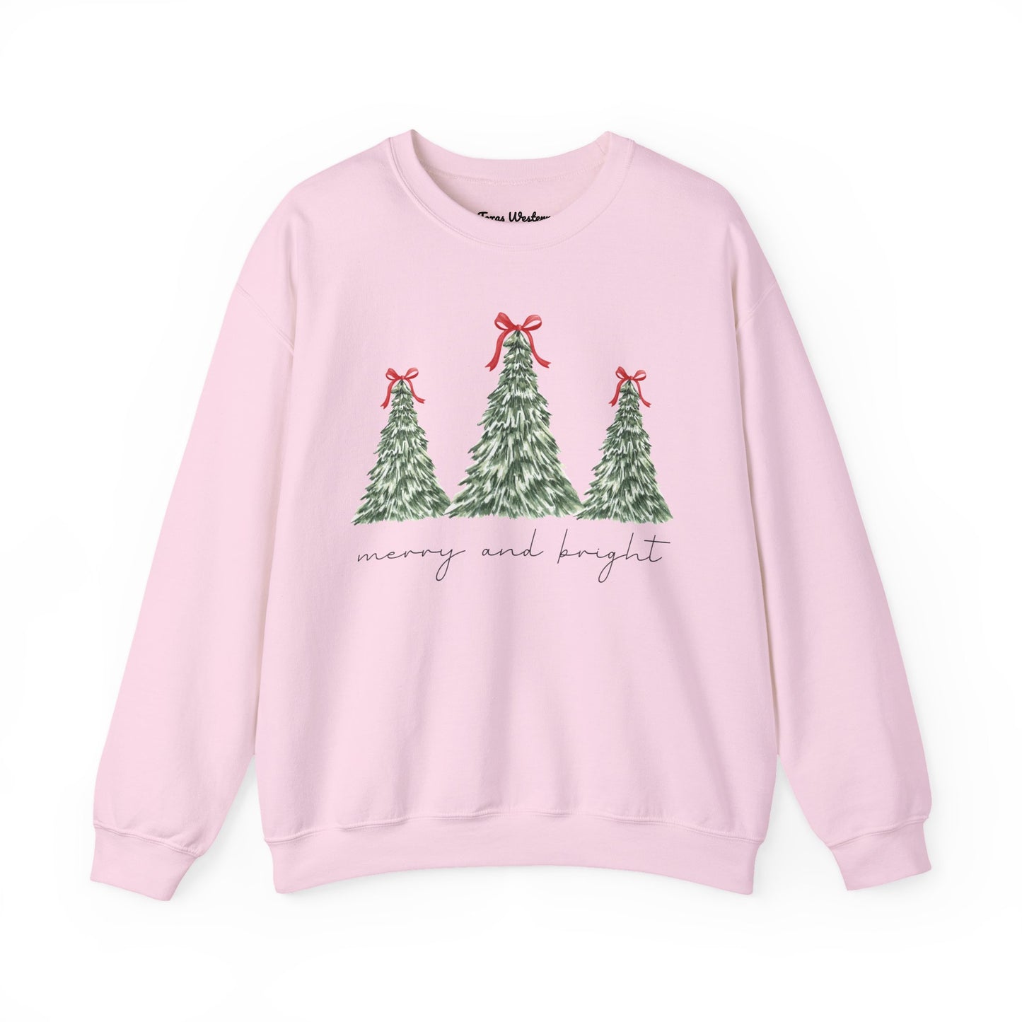 Merry and Bright Crewneck - Gildan