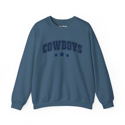 Cowboys Stars Crewneck - Gildan