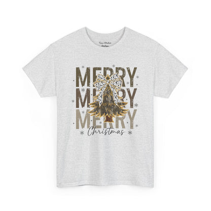 Camo Merry Christmas Tee - Gildan