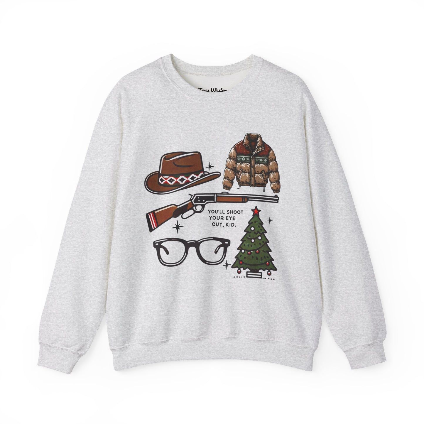 Shoot Your Eye Out Crewneck - Gildan