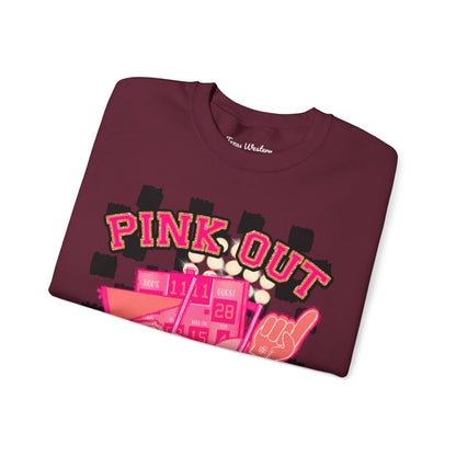 Pink Out Hawks Crewneck - Gildan
