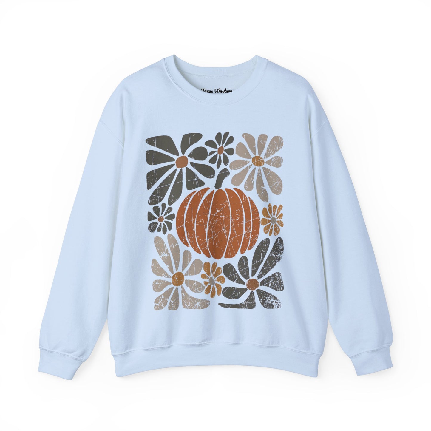 Boho Pumpkin Dark Crewneck - Gildan