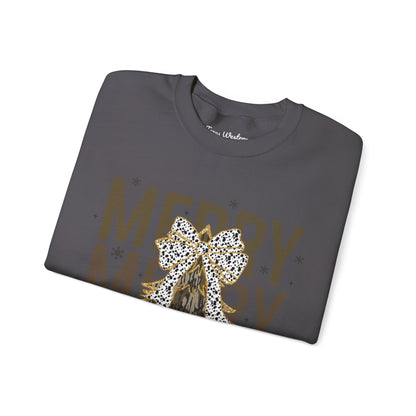Camo Merry Christmas Crewneck - Gildan