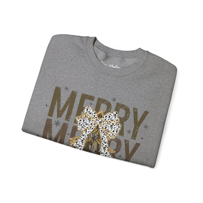 Camo Merry Christmas Crewneck - Gildan