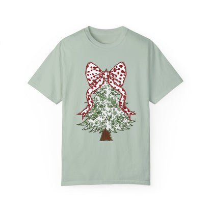 Glitter Christmas Tree Tee - Comfort Colors