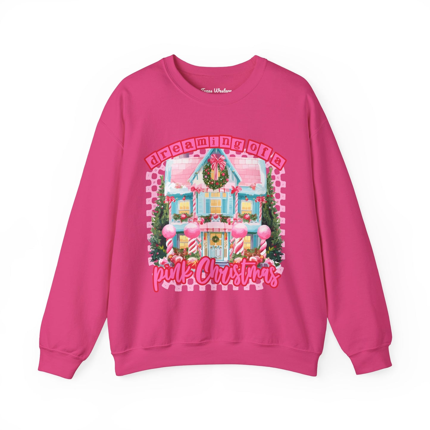 Dreaming of a pink Christmas Crewneck - Gildan