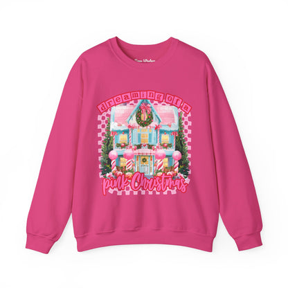 Dreaming of a pink Christmas Crewneck - Gildan