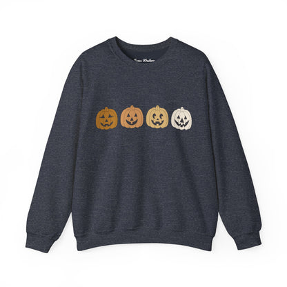 Four Pumpkins Crewneck - Gildan