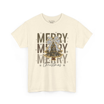 Camo Merry Christmas Tee - Gildan