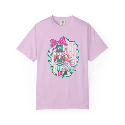 Pink Bow Nutcracker Tee - Comfort Colors