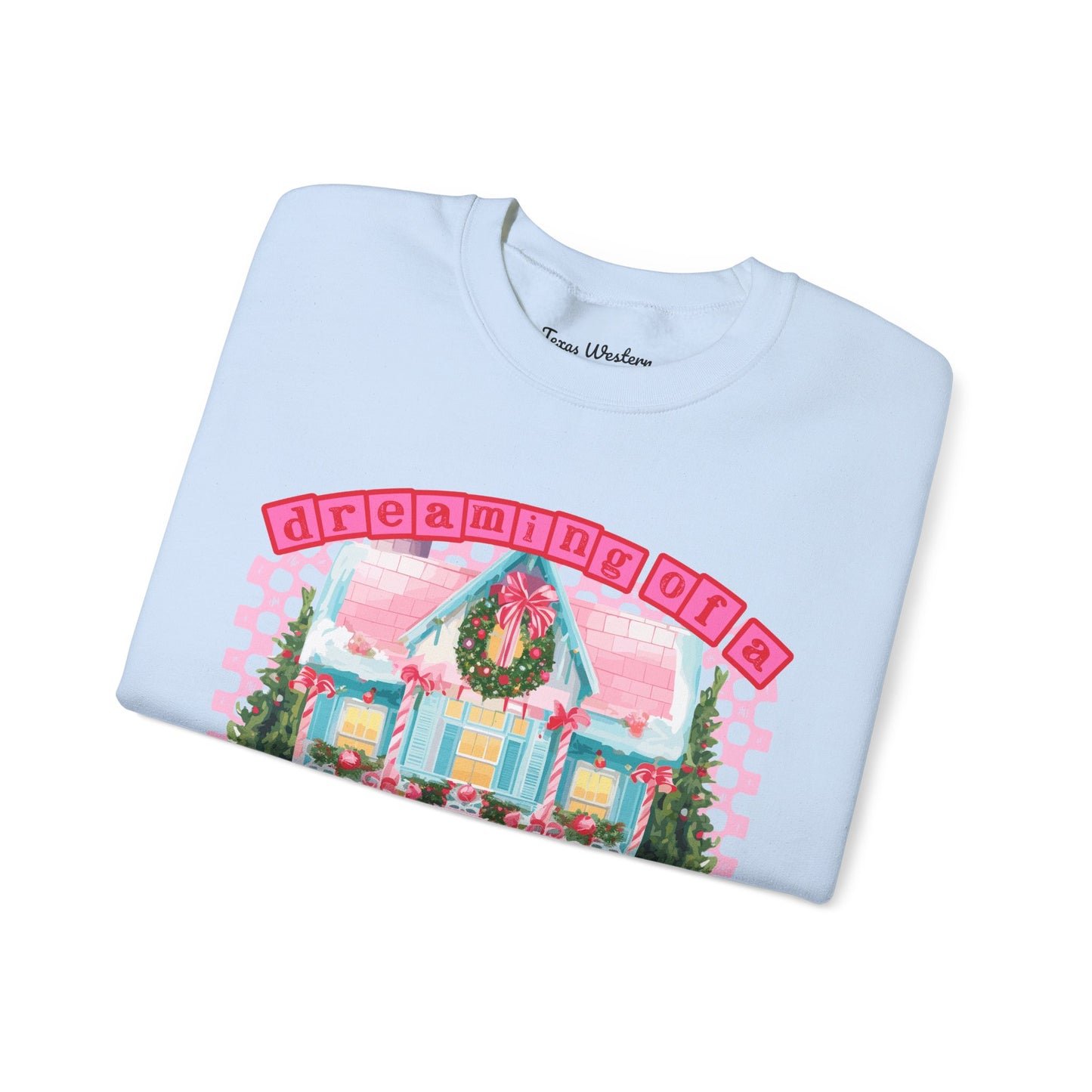 Dreaming of a pink Christmas Crewneck - Gildan