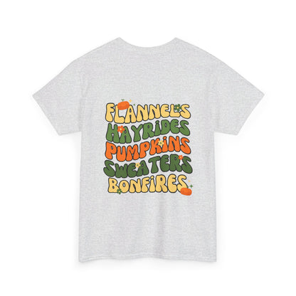 Fall Things Tee Front/Back Design - Gildan