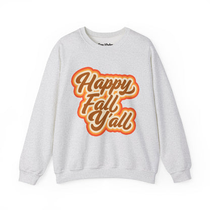 Happy Fall Y'all Crewneck - Gildan
