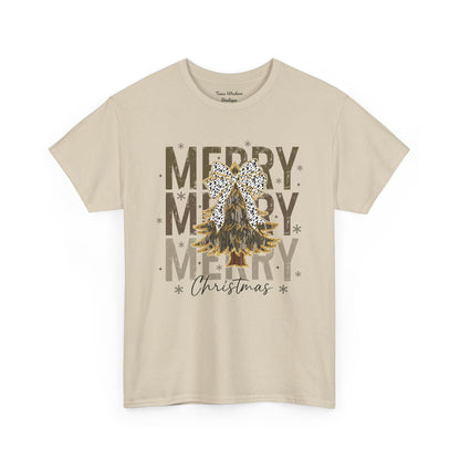 Camo Merry Christmas Tee - Gildan