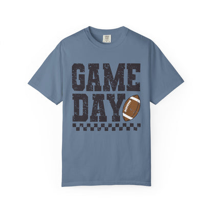 Game Day Checkered Tee - Comfort Colors