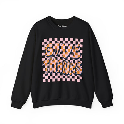 Give Thanks Crewneck - Gildan