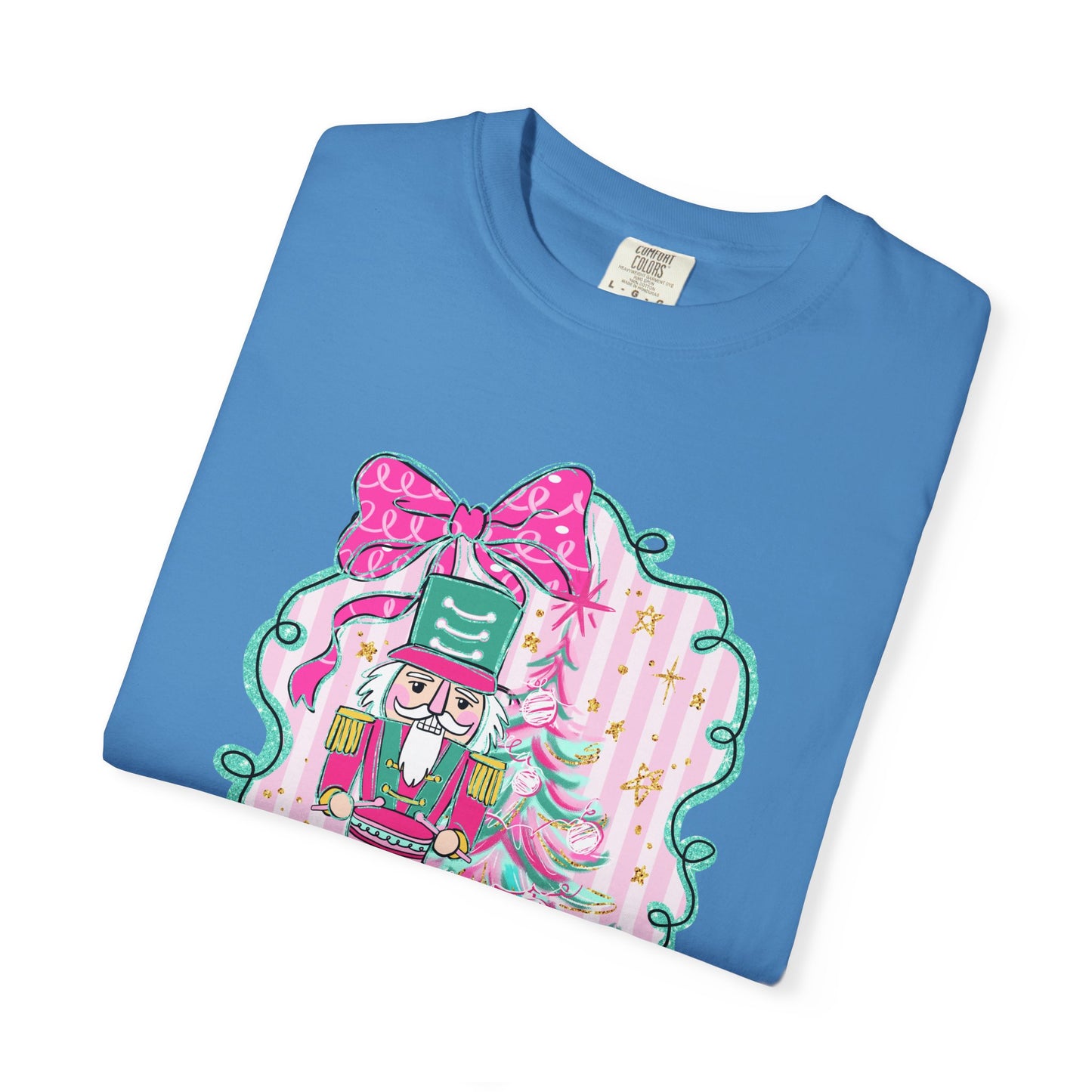 Pink Bow Nutcracker Tee - Comfort Colors