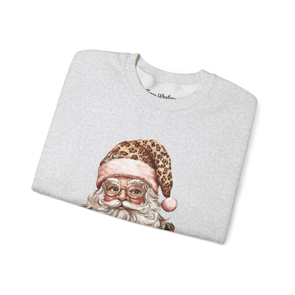 Cheetah Santa Crewneck - Gildan